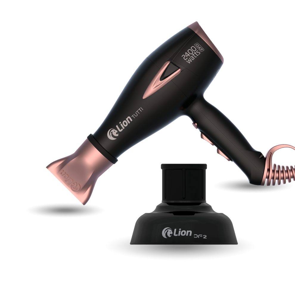 Kit Secador e Difusor Profissional | Lion Tutti Cachos