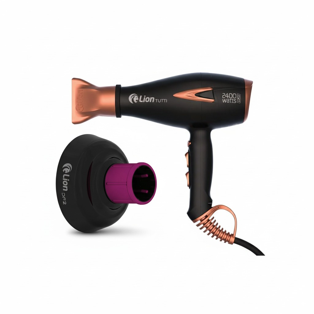 Combo Perfeito para Cachos: Secador Tutti 2400W + Difusor DF2 Pink