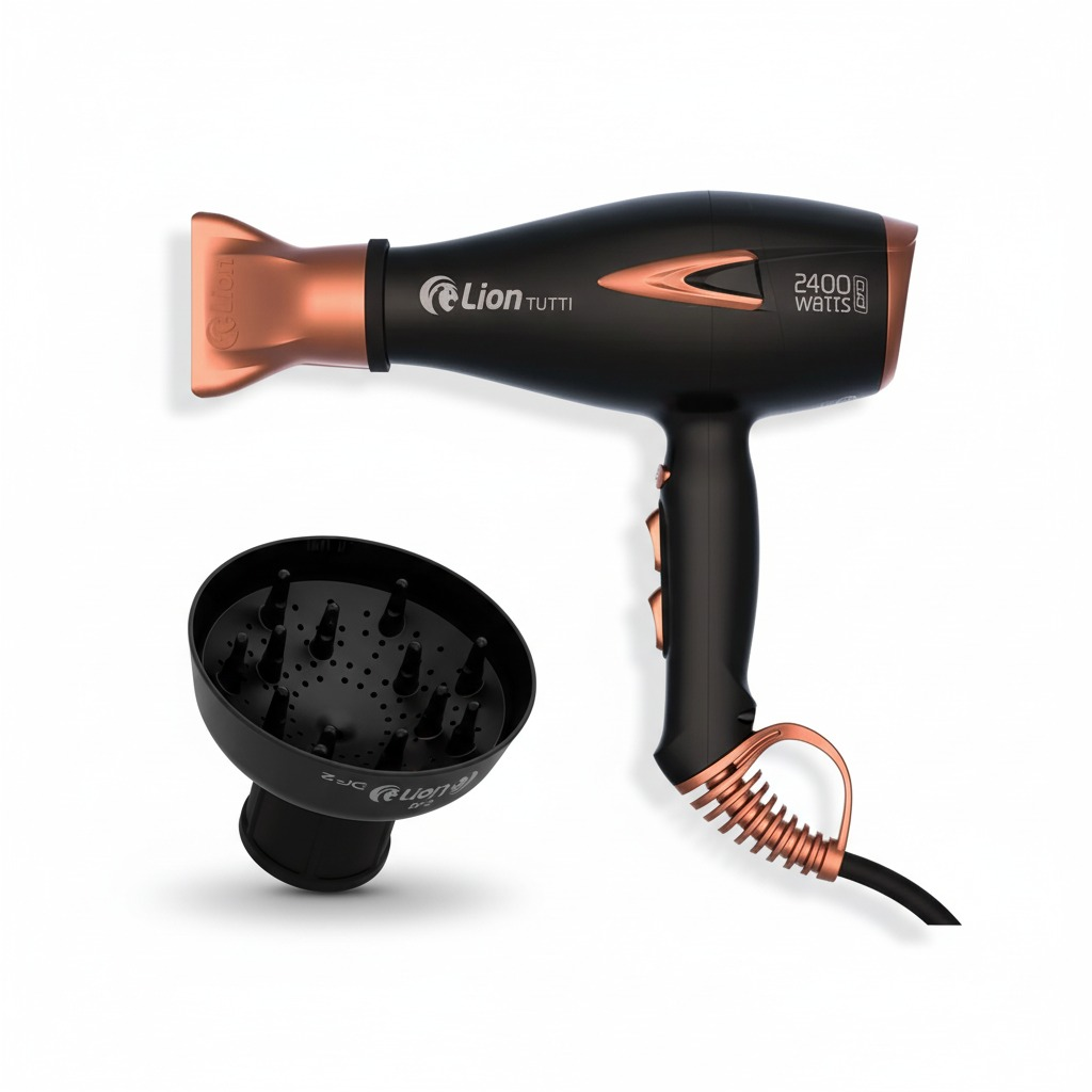 Combo Perfeito para Cachos: Secador Tutti 2400W + Difusor DF2 Pink